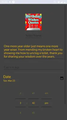 Birthday Wishes Messages android App screenshot 6